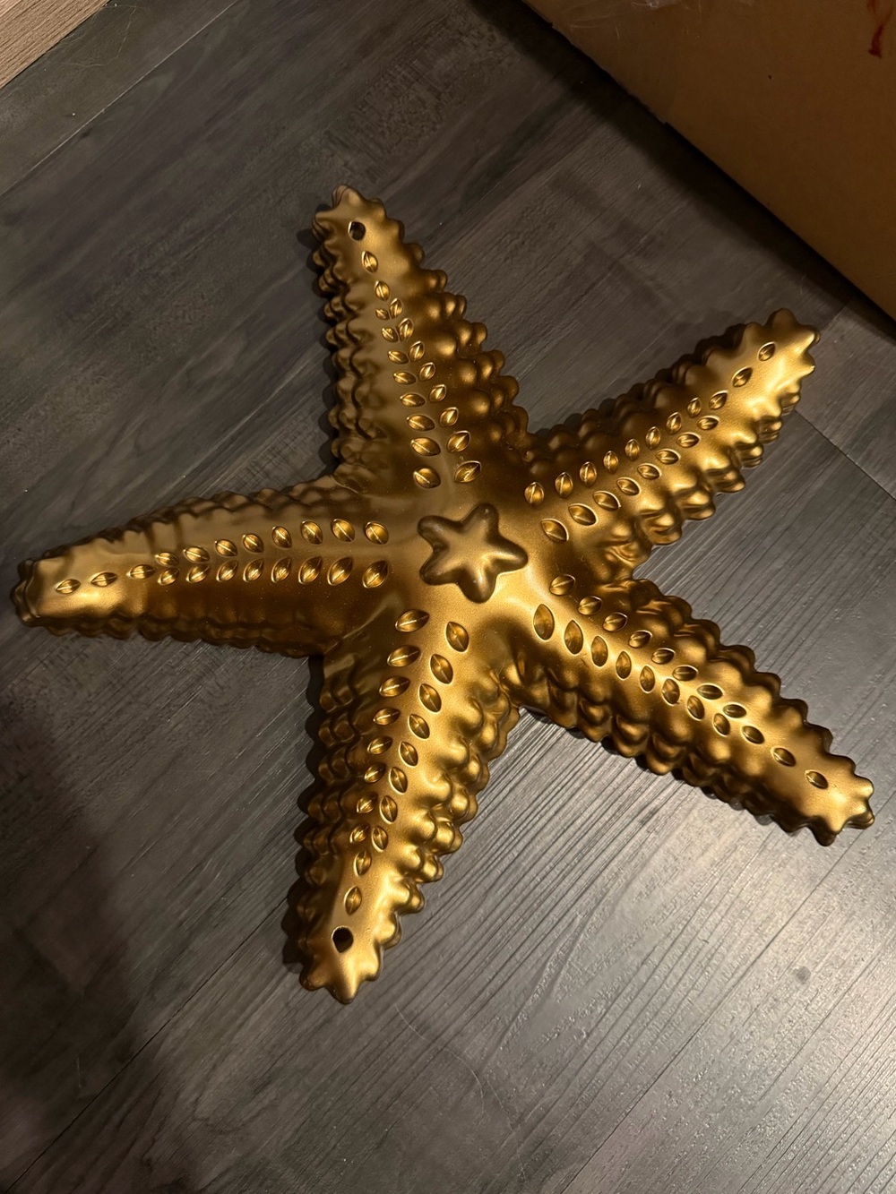 Decorative Gold Starfish Accent